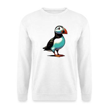 Puffin - Unisex Sweatshirt - white - Front