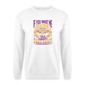 Apropos Videospiele - Unisex Pullover - Weiß - Vorne