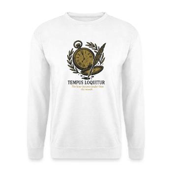 Tempus Loquitur - Unisex Sweatshirt - white - Front