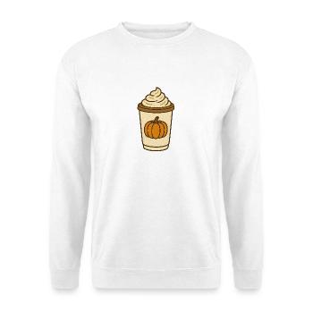 Pumpkin Spice 2 - Unisex Pullover - Weiß - Vorne - Alina (178cm) & Michal (187cm)