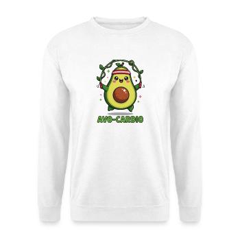 Jumpin’ Avocado - Unisex Sweatshirt - white - Front