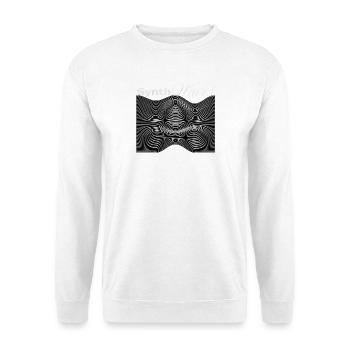 Synth waves Synthesizer  - Unisex Pullover - Weiß - Vorne