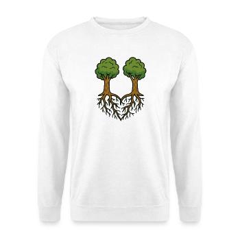 Enracinés ensemble - Sweat-shirt Unisexe - blanc - Devant