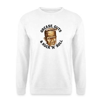 Gomina, tripes & Rock... - Sweat-shirt Unisexe - blanc - Devant