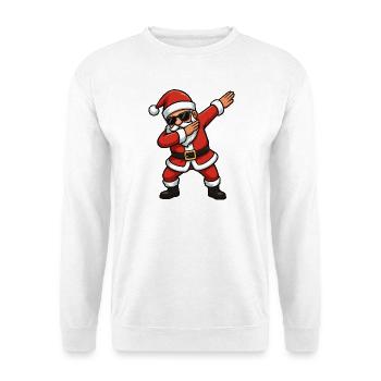 Weihnachtsmann Dab-Style - Unisex Pullover - Weiß - Vorne