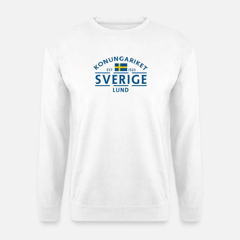 Königreich Schweden Lund - Unisex Pullover - Weiß