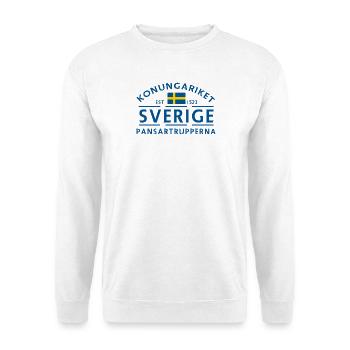 Sweden Armoured Troops Emblem - Unisex Sweatshirt - white - Front