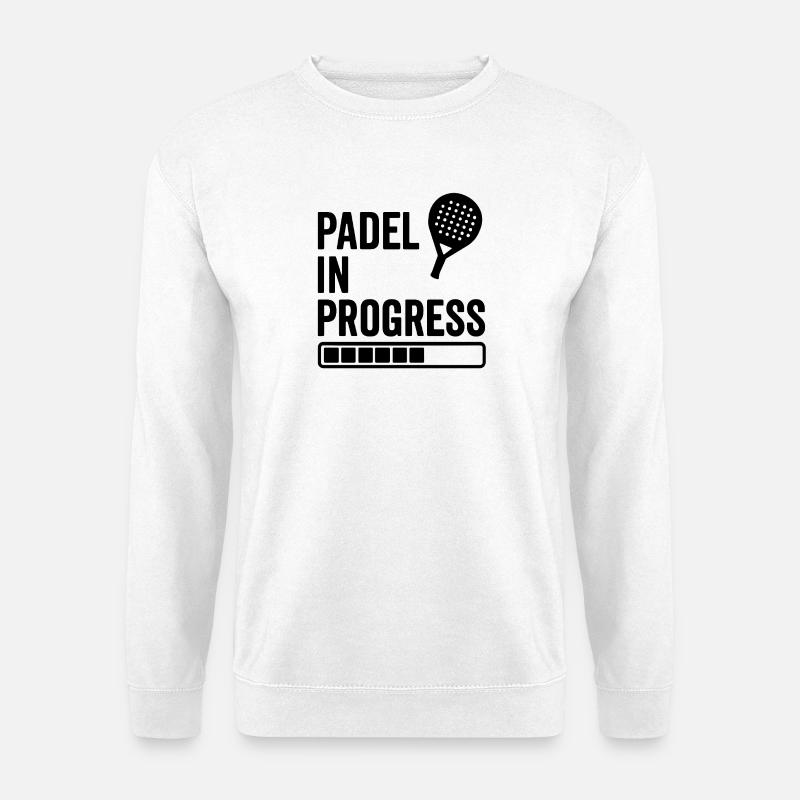 Padel in Progress - Unisex Pullover - Weiß