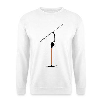 Ankerlift | Eat Sleep Lift Repeat | Skiing - Unisex Sweatshirt - white - Front