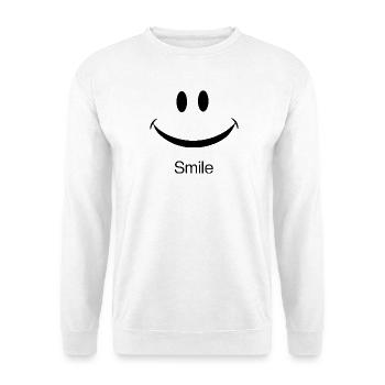 Minimalist pair of eyes - Unisex Sweatshirt - white - Front