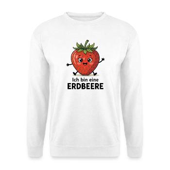 Costume de fraise Fruit Fruit Costume Fraise Carnaval - Sweat-shirt Unisexe - blanc - Devant