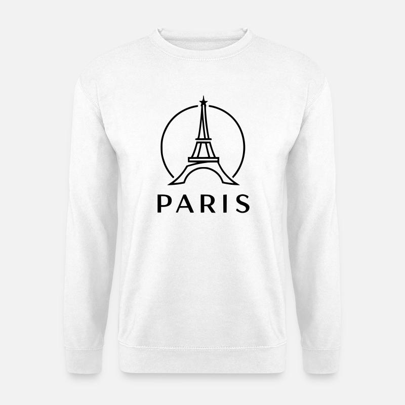 Paris - Unisex Sweatshirt - white