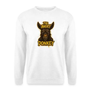 Der wütende Esel - Unisex Pullover - Weiß - Vorne