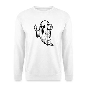 Gothic Ghost Sign of Rebellion - Unisex Sweatshirt - white - Front