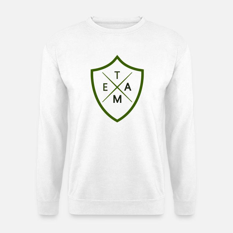 team_wappen - Unisex Pullover - Weiß