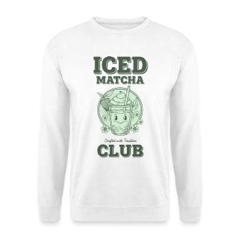 Iced Matcha Club Crafted With Tradition Matcha - Unisex Sweatshirt - white - Front