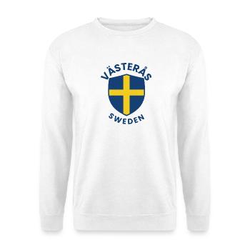 Västerås Sköld in Schweden - Unisex Pullover - Weiß - Vorne
