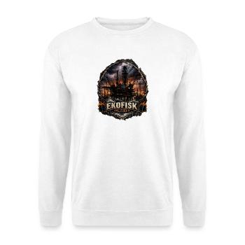Ecofisk Oil Field Storm Design - Unisex Sweatshirt - white - Front