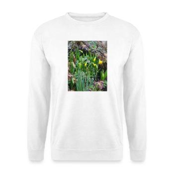 EC Flowers I Daffodil I Gift I Spring - Unisex Sweatshirt - white - Front