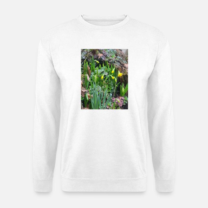 EC Flowers I Daffodil I Gift I Spring - Unisex Sweatshirt - white