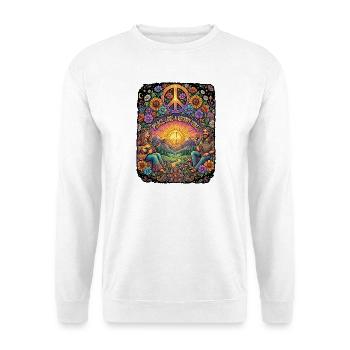 Paix, Amour, Liberté. - Sweat-shirt Unisexe - blanc - Devant