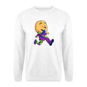 Chow-Chow-Runner - Unisex Pullover - Weiß - Vorne
