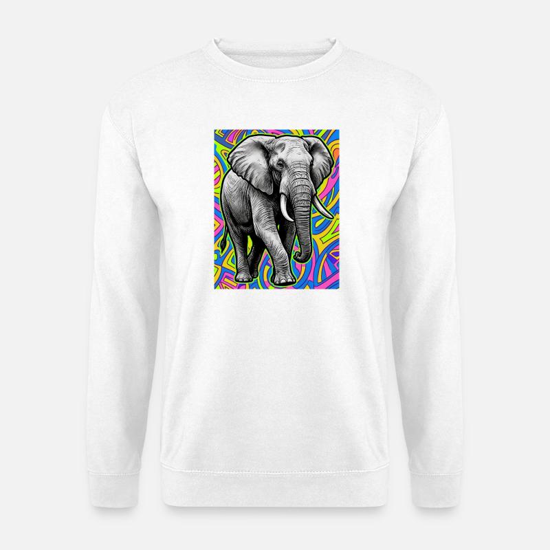 elephant - Unisex Sweatshirt - white
