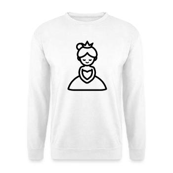 princess - Unisex Sweatshirt - white - Front