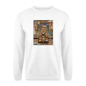 Capybara Bento at Kyoto Lantern - Unisex Sweatshirt - white - Front