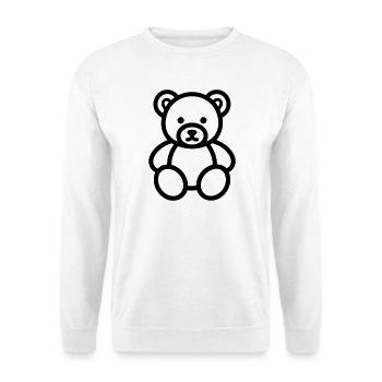 bear cub - Unisex Sweatshirt - white - Front