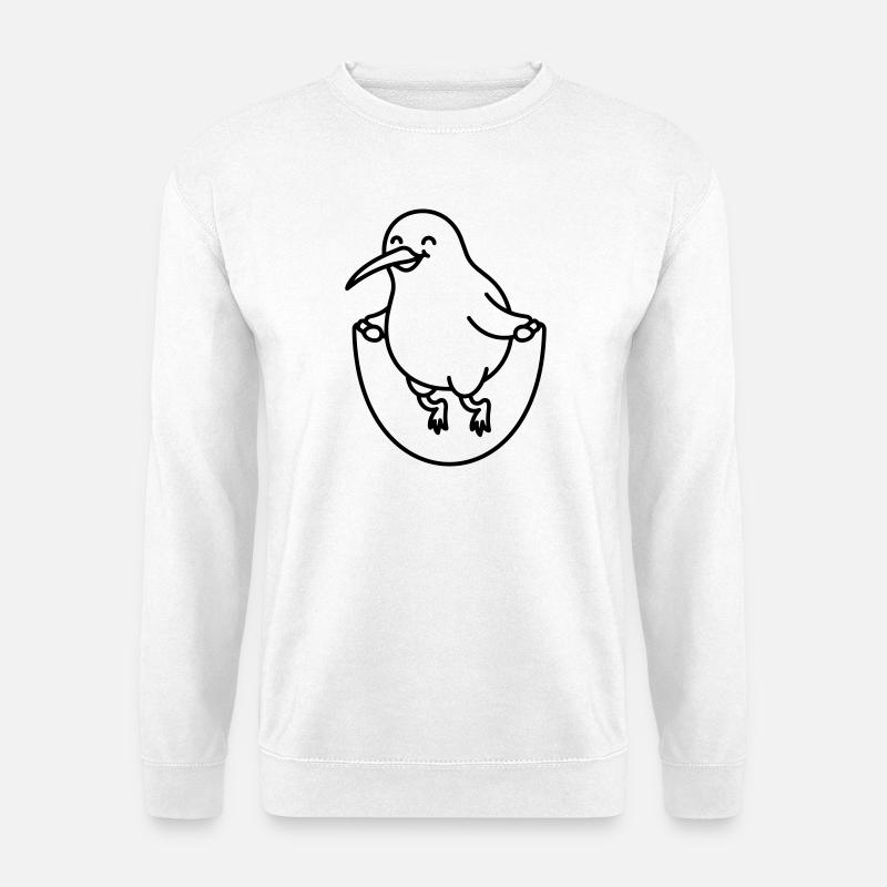 Kiwibird - Sweat-shirt Unisexe - blanc