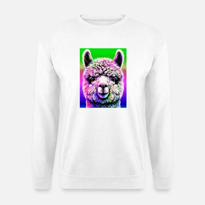 Alpaka - Unisex Pullover - Weiß