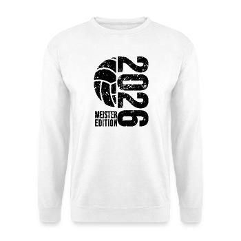 Volleyball Master Cap 2026, Black Pullover Hoodie - Unisex Sweatshirt - white - Front