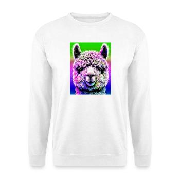 Alpaka - Unisex Pullover - Weiß - Vorne - Alina (178cm) & Michal (187cm)