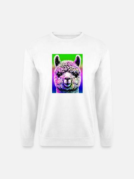 Alpaka - Unisex Pullover - Weiß