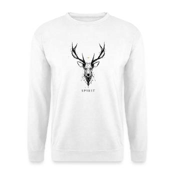 Gold Spirit - Unisex Pullover - Weiß - Vorne - Alina (178cm) & Michal (187cm)
