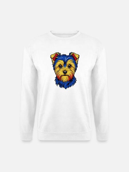 Yorkie - Unisex Pullover - Weiß