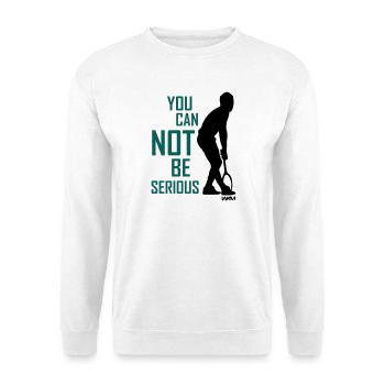 JOHN MC ENROE YOU CANNOT BE SERIOUS - Unisex Sweatshirt - white - Front