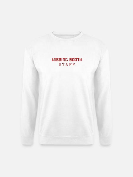 KISSING BOOTH STAFF - Unisex Sweatshirt - white