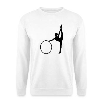 Rhythmic gymnastics - Unisex Sweatshirt - white - Front