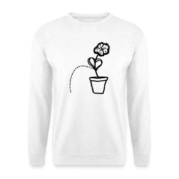 Pipinelke - Unisex Pullover - Weiß - Vorne