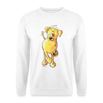 Funny Labrador - Sweat-shirt Unisexe - blanc - Devant