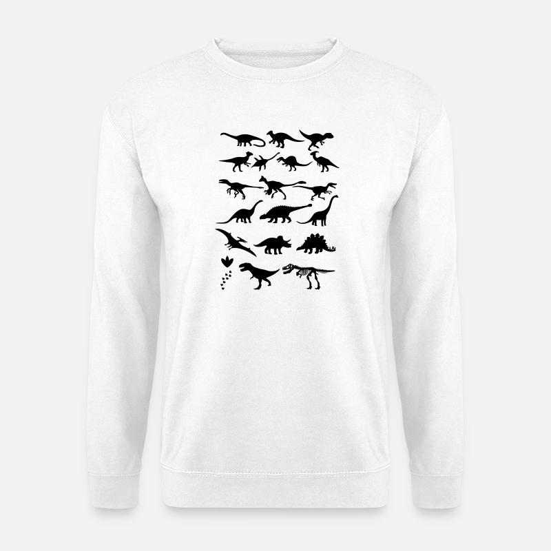 Dinosaurs - Unisex Sweatshirt - white