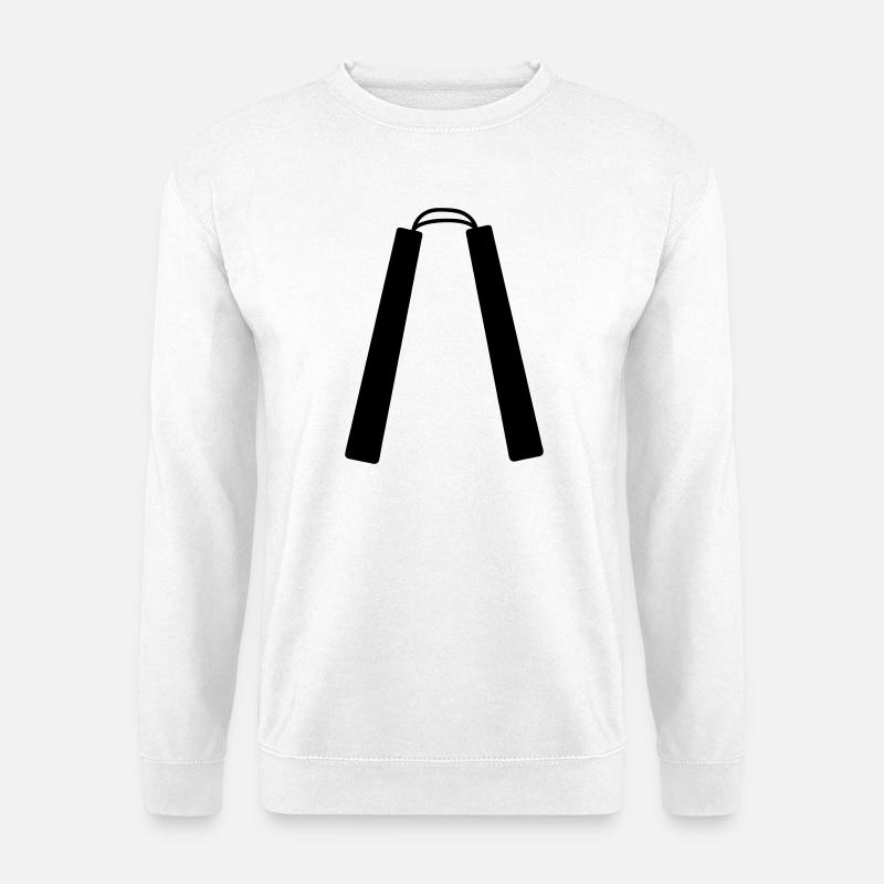 NUNCHAKU - Unisex Pullover - Weiß