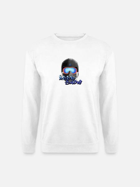 Deep Snow Snowboard Graffiti Helm - Unisex Pullover - Weiß