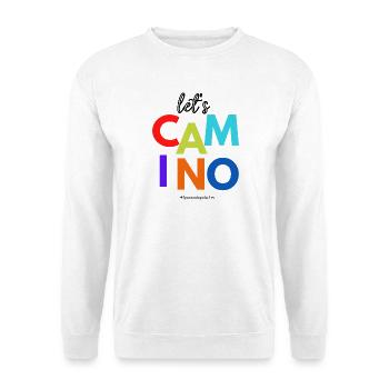 Lets Camino Arcobaleno - Unisex Pullover - Weiß - Vorne