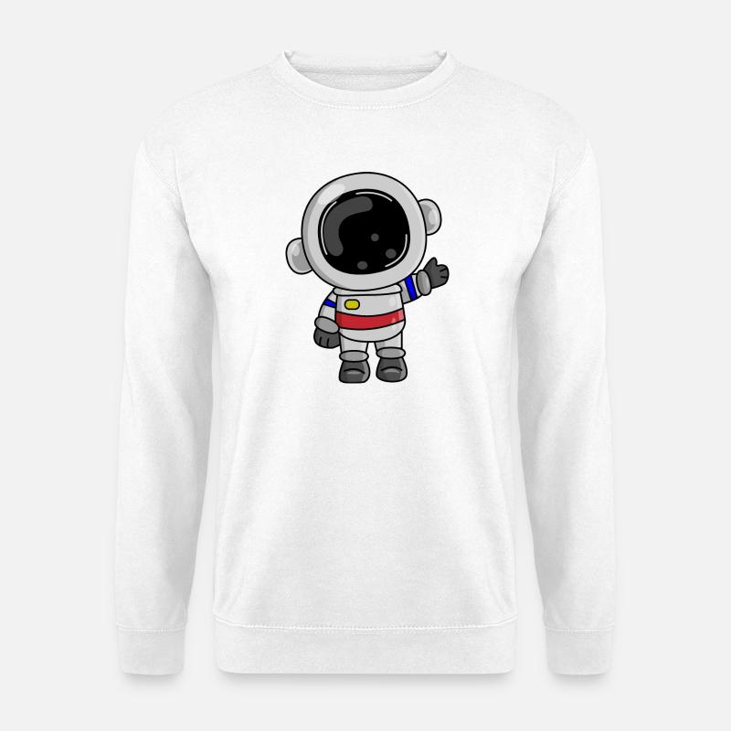 Astronaut Cosmos Spaceman Space - Unisex Sweatshirt - white