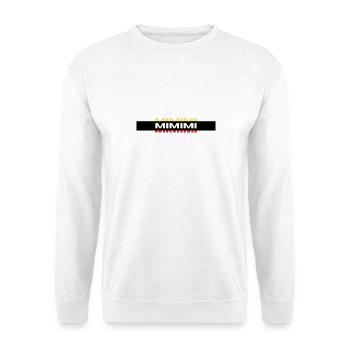 MIMIMI Dreifarbig Logo - Unisex Pullover - Weiß - Vorne
