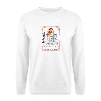 Chinese Dragon ART - Unisex Sweatshirt - white - Front