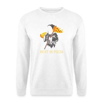 Rest in Pizza the Death - Unisex Sweatshirt - white - Front